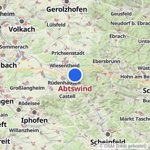 Kartenvorschau Abtswind