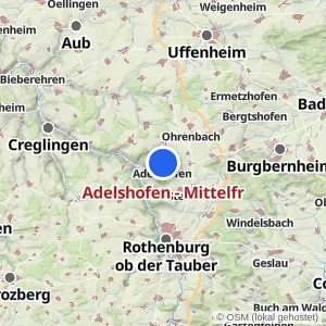 Kartenvorschau Adelshofen - Mittelfr