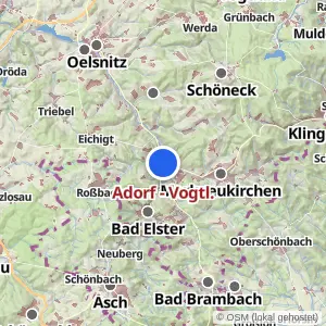 Kartenvorschau Adorf - Vogtl.