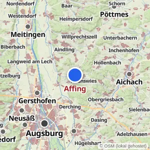 Kartenvorschau Affing