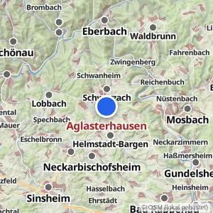 Kartenvorschau Aglasterhausen