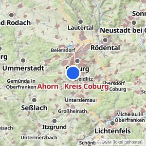 Kartenvorschau Ahorn - Kreis Coburg