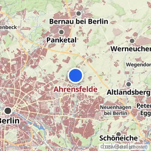 Kartenvorschau Ahrensfelde