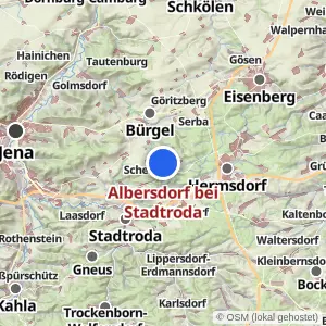 Kartenvorschau Albersdorf bei Stadtroda