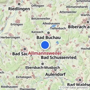Kartenvorschau Allmannsweiler