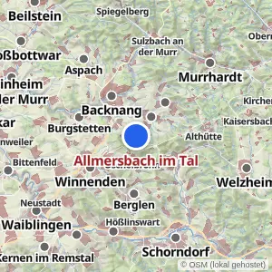 Kartenvorschau Allmersbach im Tal