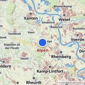 Kartenvorschau Alpen