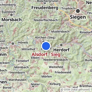 Kartenvorschau Alsdorf - Sieg