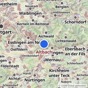 Kartenvorschau Altbach