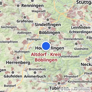 Kartenvorschau Altdorf - Kreis Böblingen