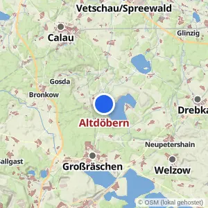 Kartenvorschau Altdöbern