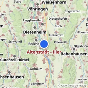 Kartenvorschau Altenstadt - Iller