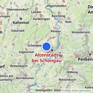 Kartenvorschau Altenstadt bei Schongau
