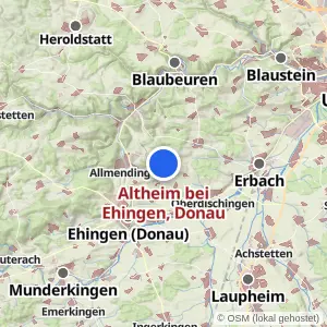 Kartenvorschau Altheim bei Ehingen, Donau