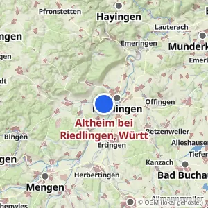 Kartenvorschau Altheim bei Riedlingen, Württ