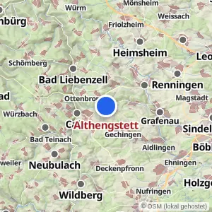 Kartenvorschau Althengstett