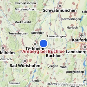 Kartenvorschau Amberg bei Buchloe