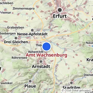 Kartenvorschau Amt Wachsenburg