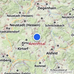 Kartenvorschau Antrifttal