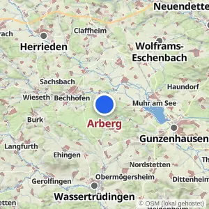 Kartenvorschau Arberg