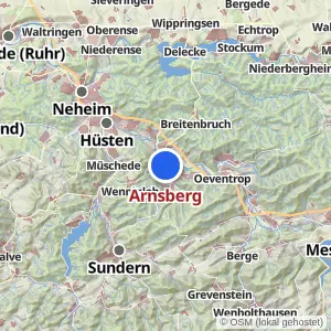 Kartenvorschau Arnsberg