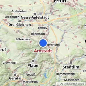 Kartenvorschau Arnstadt
