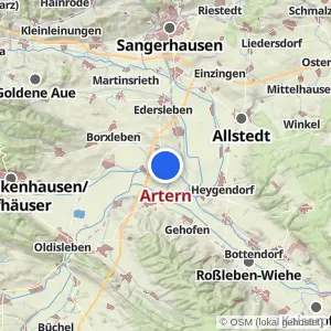 Kartenvorschau Artern