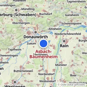 Kartenvorschau Asbach-Bäumenheim