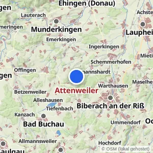 Kartenvorschau Attenweiler