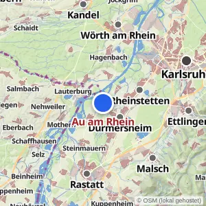 Kartenvorschau Au am Rhein