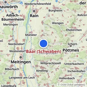 Kartenvorschau Baar (Schwaben)