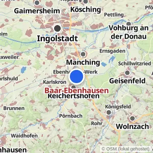Kartenvorschau Baar-Ebenhausen