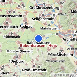 Kartenvorschau Babenhausen - Hess