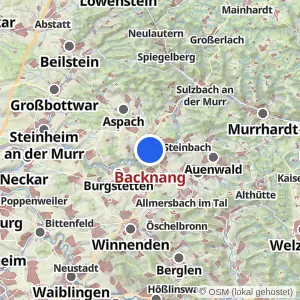 Kartenvorschau Backnang