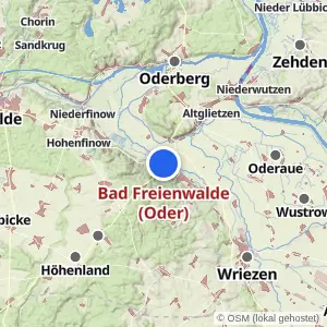 Kartenvorschau Bad Freienwalde (Oder)
