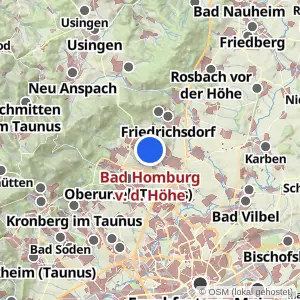 Kartenvorschau Bad Homburg v. d. Höhe