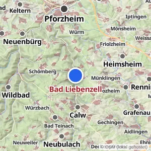 Kartenvorschau Bad Liebenzell