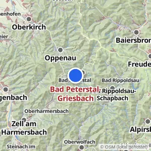 Kartenvorschau Bad Peterstal-Griesbach