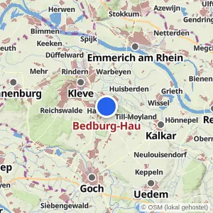 Kartenvorschau Bedburg-Hau