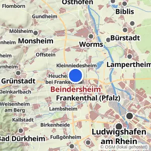 Kartenvorschau Beindersheim