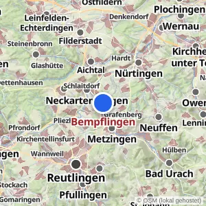 Kartenvorschau Bempflingen