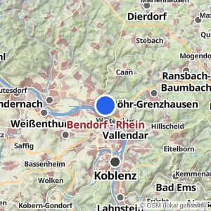 Kartenvorschau Bendorf - Rhein
