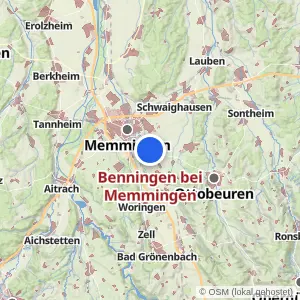 Kartenvorschau Benningen bei Memmingen