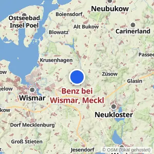 Kartenvorschau Benz bei Wismar, Meckl