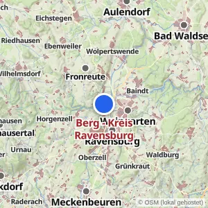 Kartenvorschau Berg - Kreis Ravensburg