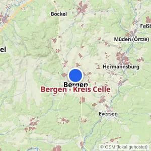 Kartenvorschau Bergen - Kreis Celle
