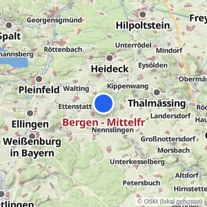 Kartenvorschau Bergen - Mittelfr