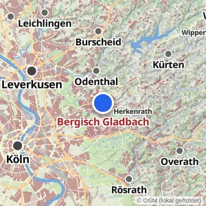 Kartenvorschau Bergisch Gladbach