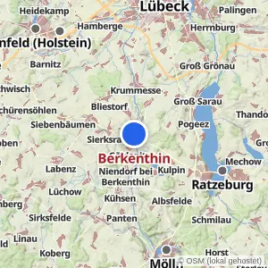Kartenvorschau Berkenthin