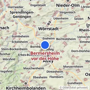 Kartenvorschau Bermersheim vor der Höhe